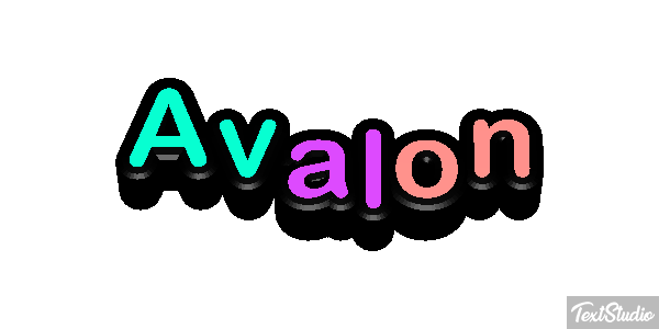 Avalon Effet de texte