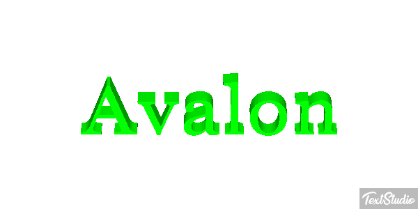Avalon Effet de texte