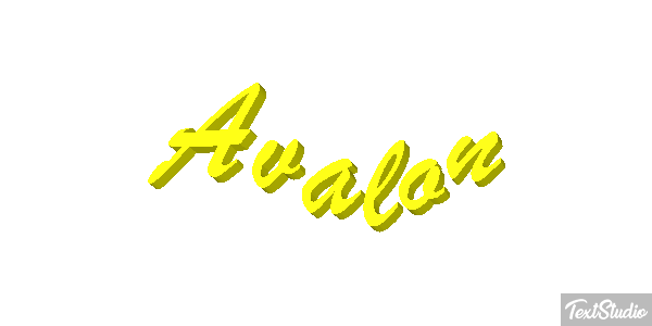 Avalon Effet de texte