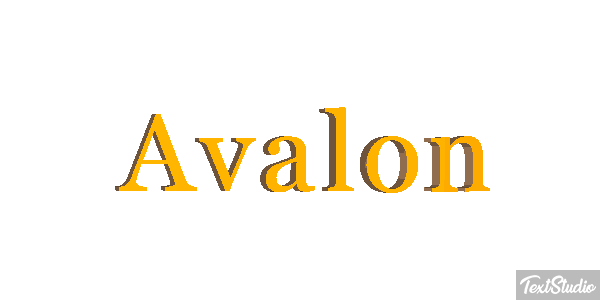 Avalon Effet de texte