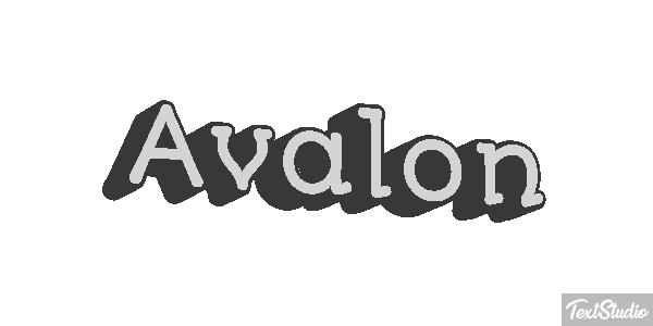Avalon Effet de texte