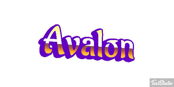 Avalon Effet de texte