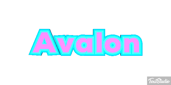 Avalon Effet de texte