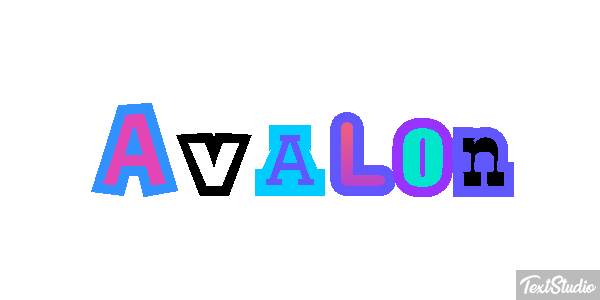 Avalon Effet de texte