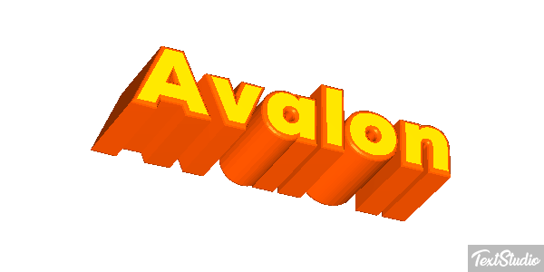 Avalon Effet de texte