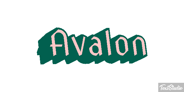 Avalon Effet de texte