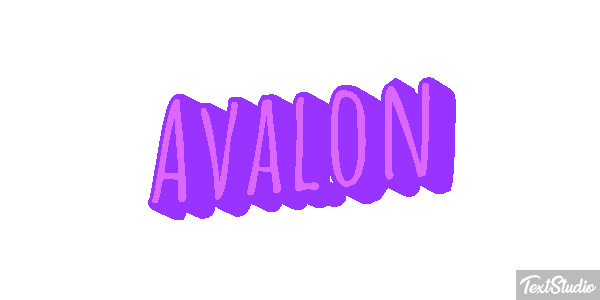 Avalon Effet de texte