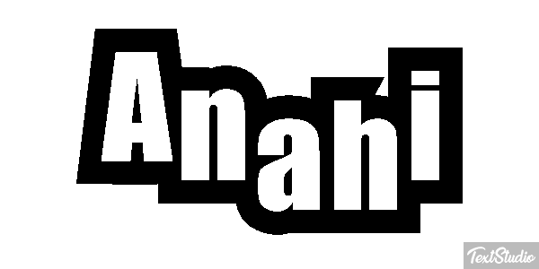 Anahi Text effect
