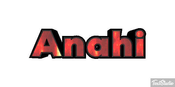 Anahi Text effect