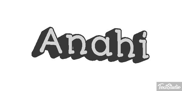 Anahi Text effect