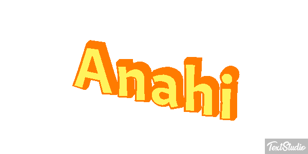 Anahi Text effect