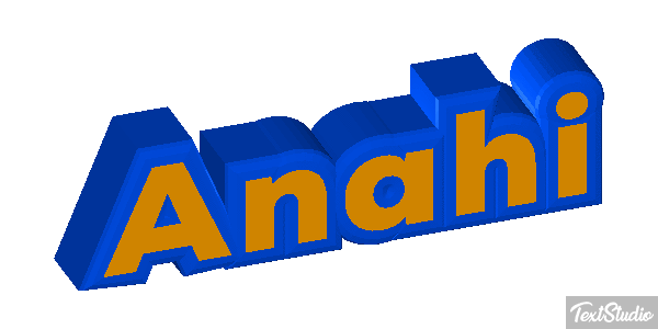 Anahi Text effect