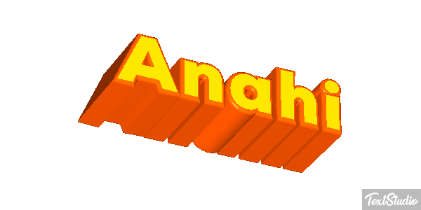 Anahi Text effect