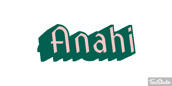 Anahi Text effect