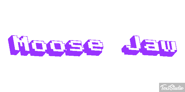 Moose Jaw Effetto testo