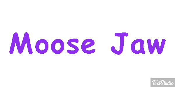 Moose Jaw Effetto testo