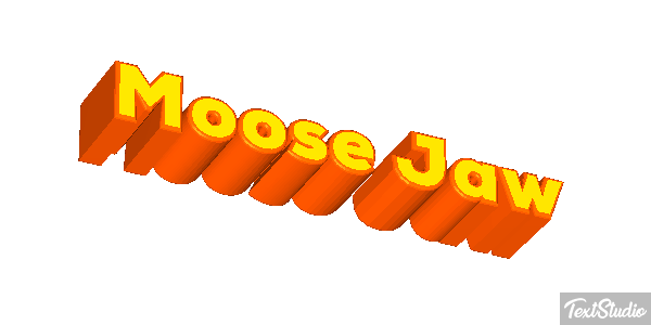 Moose Jaw Effetto testo