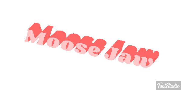 Moose Jaw Effetto testo