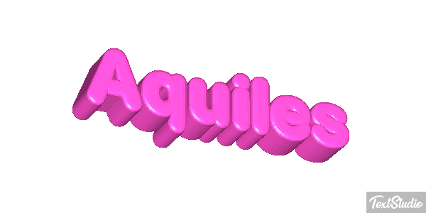 Aquiles Efecto de texto
