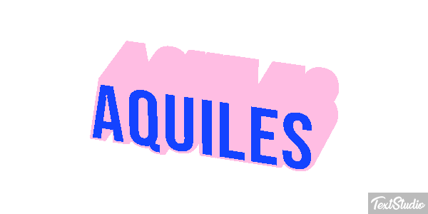 Aquiles Efecto de texto