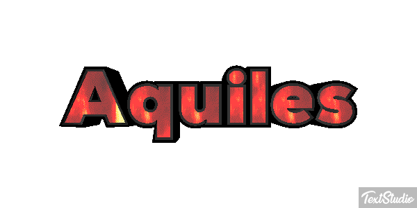 Aquiles Efecto de texto