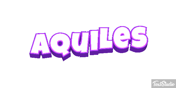 Aquiles Efecto de texto