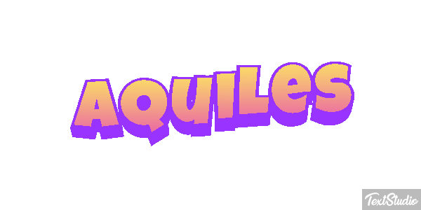 Aquiles Efecto de texto