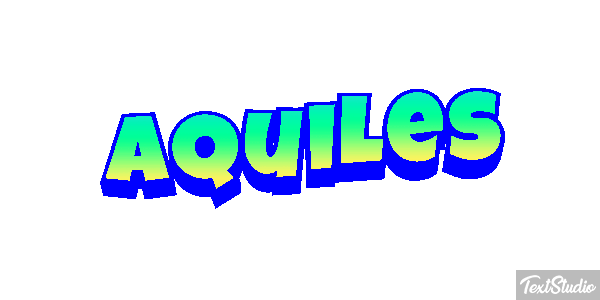 Aquiles Efecto de texto