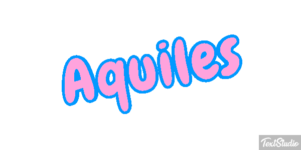 Aquiles Efecto de texto