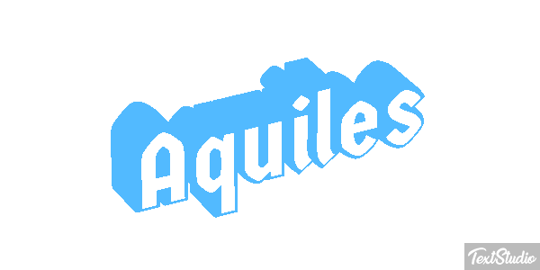 Aquiles Efecto de texto