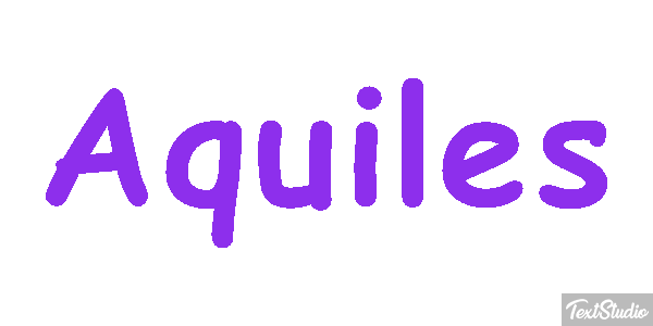 Aquiles Efecto de texto