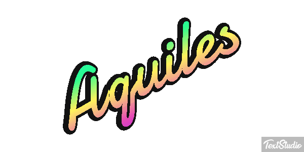 Aquiles Efecto de texto