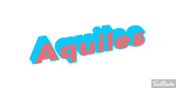 Aquiles Efecto de texto