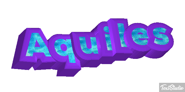 Aquiles Efecto de texto