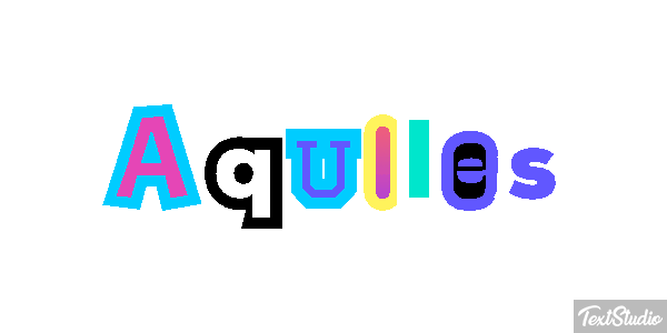 Aquiles Efecto de texto