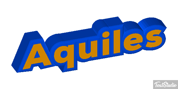 Aquiles Efecto de texto