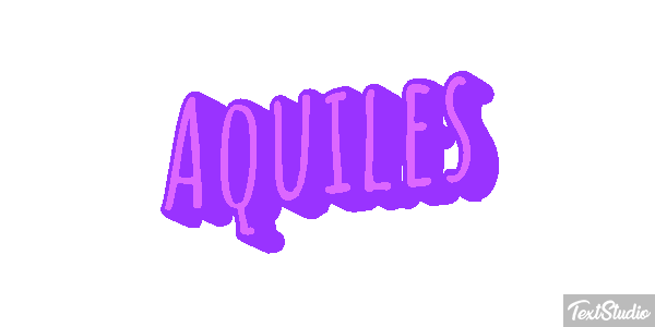 Aquiles Efecto de texto