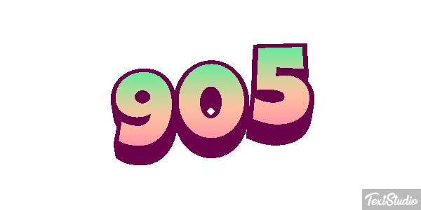 905 Текстовый эффект