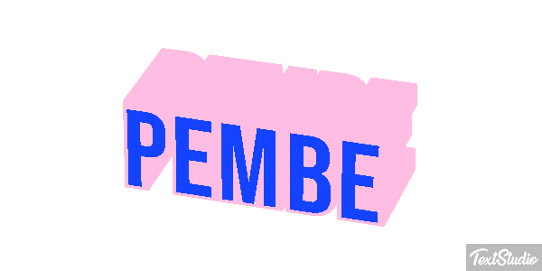 Pembe Efeito do texto