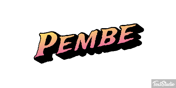 Pembe Efeito do texto