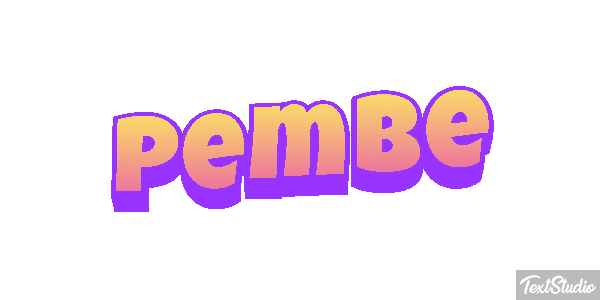 Pembe Efeito do texto
