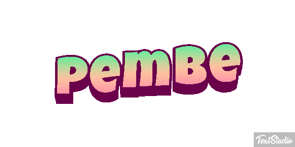 Pembe Efeito do texto