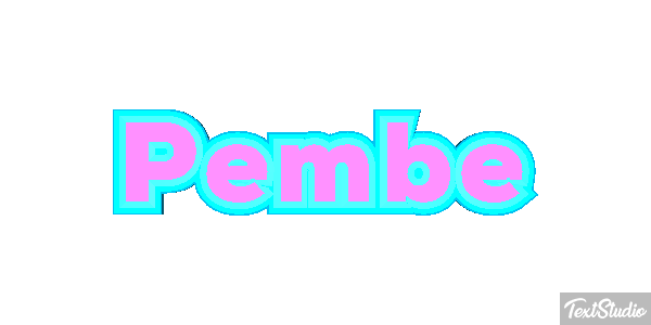 Pembe Efeito do texto