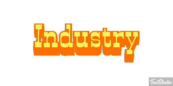 Industry Text effect