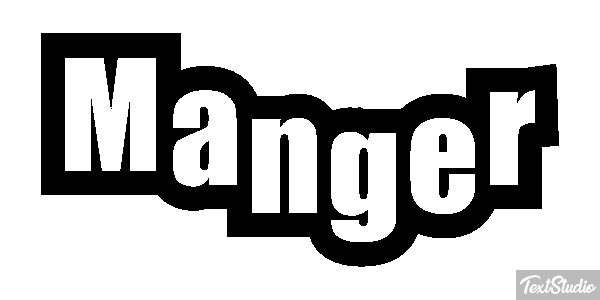 Manger Texteffekt