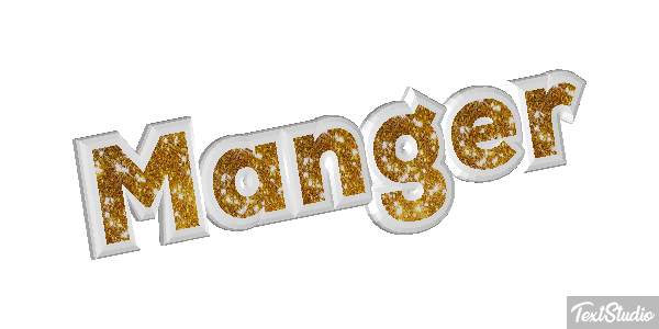 Manger Texteffekt