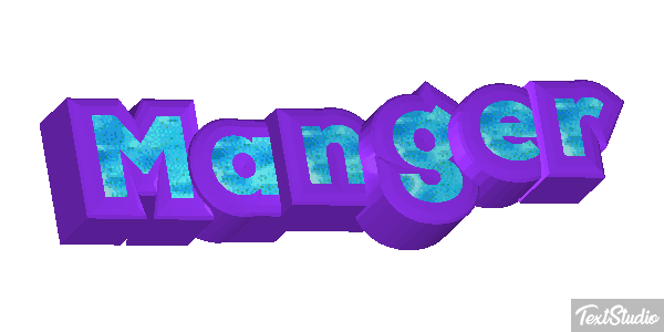Manger Texteffekt