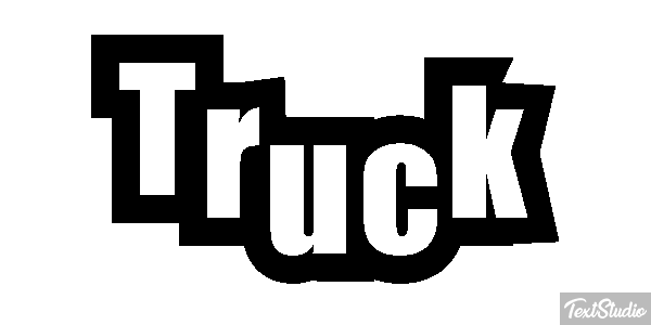 Truck Effetto testo