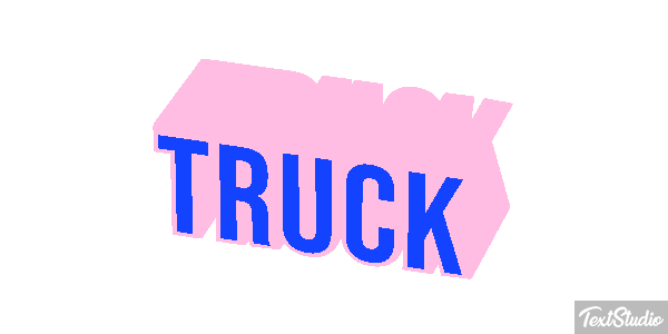Truck Effetto testo