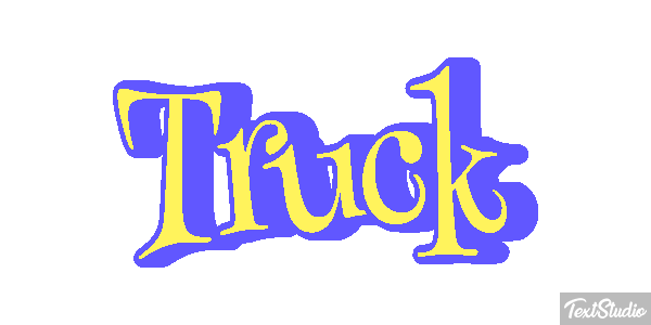 Truck Effetto testo